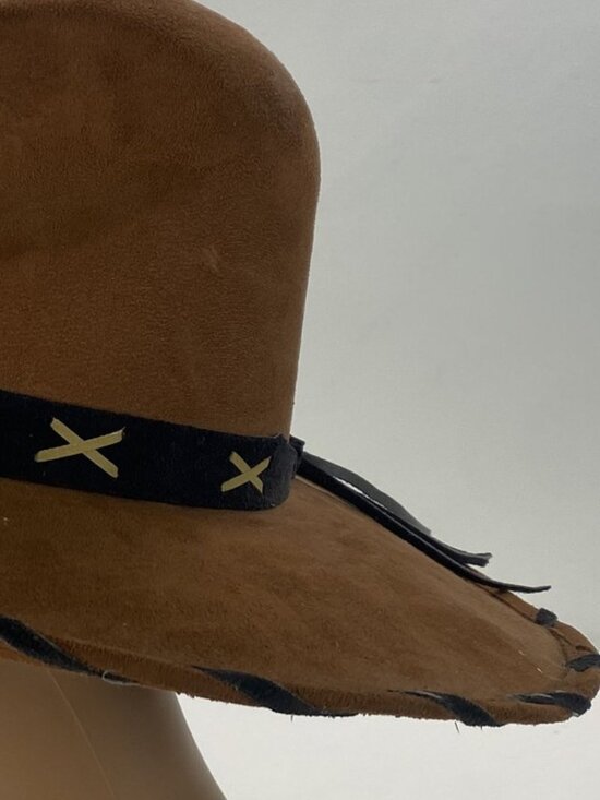 Vntg SOM-HER Brown Western Cowboy Hat~ Size M